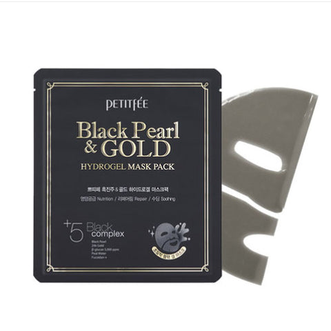 쁘띠페 흑진주 골드 하이드로겔 마스크팩 5매 Black Pearl & Gold Hydrogel Mask Pack 32g x 5sheet 팩 종류 너무 많죠? 일단 써보고 이야기 해요! - daitso.de